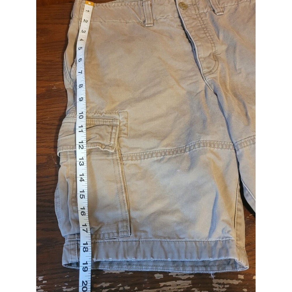Abercrombie & Fitch Men's Classic Khaki Cargo Shorts - Size 30 - Picture 6 of 8